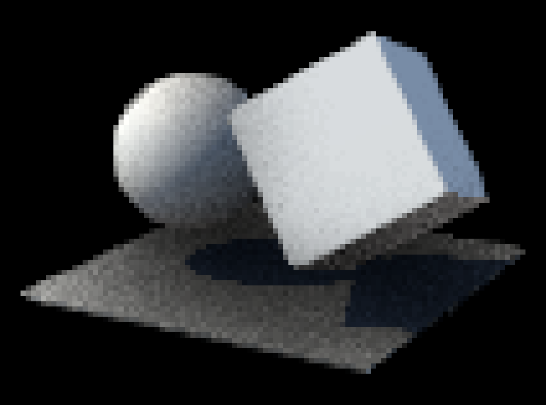 Scene with SSAO and SMAA but no MSAA.