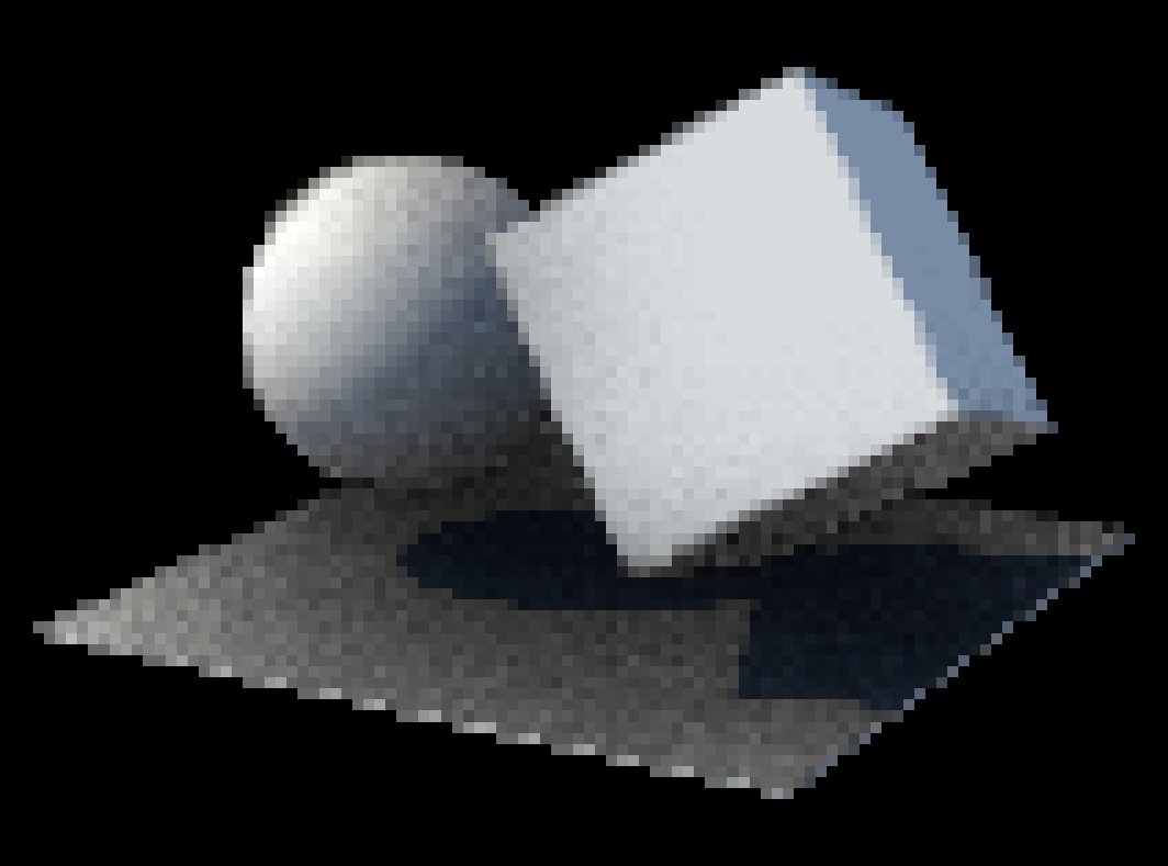 Scene with SSAO and SMAA, resulting in a clean final image.